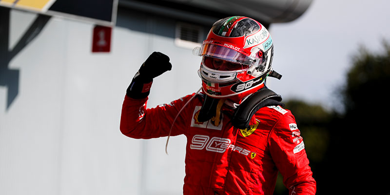 Leclerc se consolida y domina en Italia