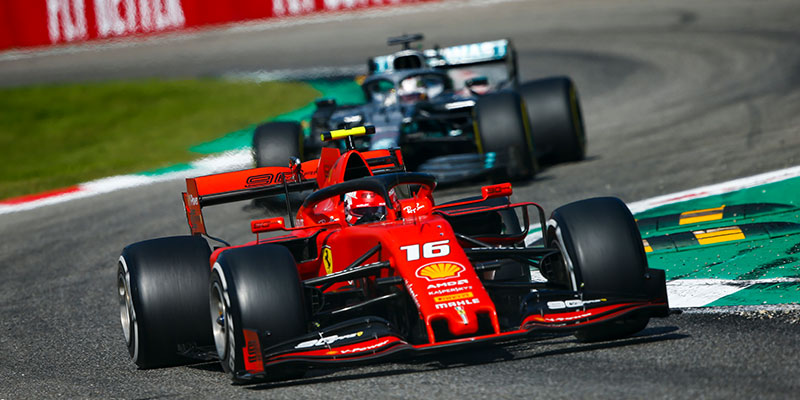 Leclerc se consolida y domina en Italia