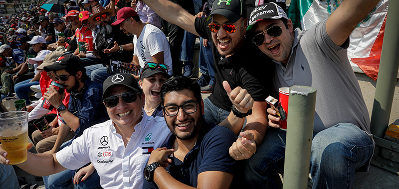 84,976 fans witnessed the first day of track action and activities at the FORMULA 1 GRAN PREMIO DE MÉXICO 2018™